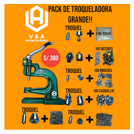 PACK TROQUELADORA DE 6 PIEZAS