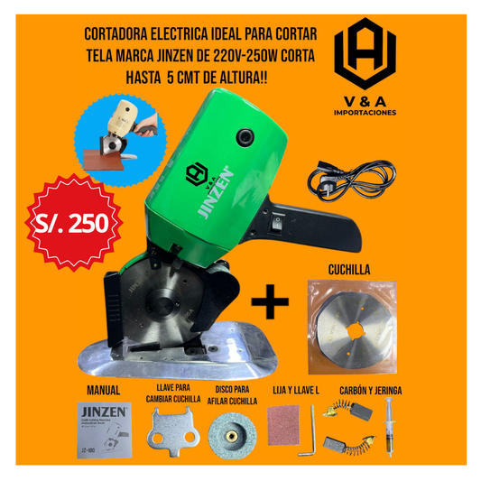 Cortadora de tela circular - 250 w